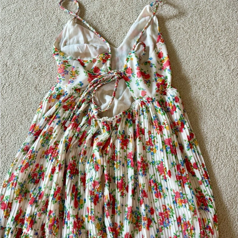 Sezane Pink Floral Maxi Dress - Picture 4 of 4